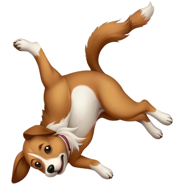 dog doing a backflip  emoji