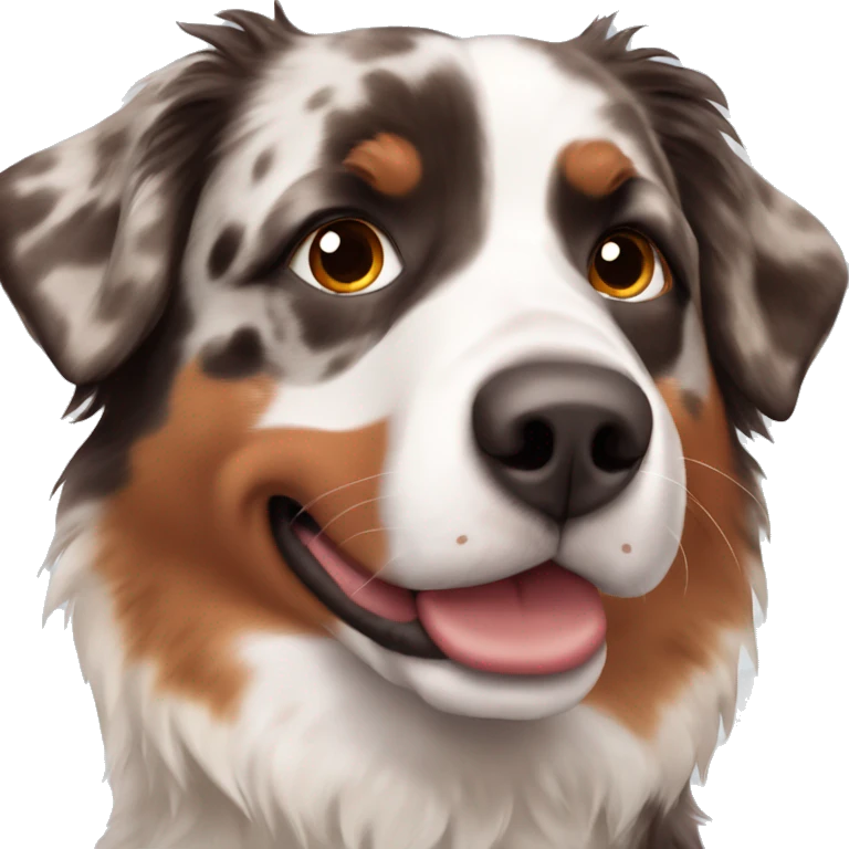Red Merle Australian shepherd  emoji