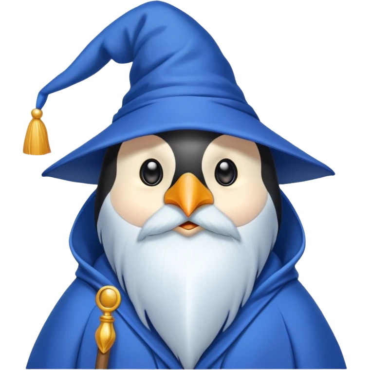 Penguin Wizard emoji