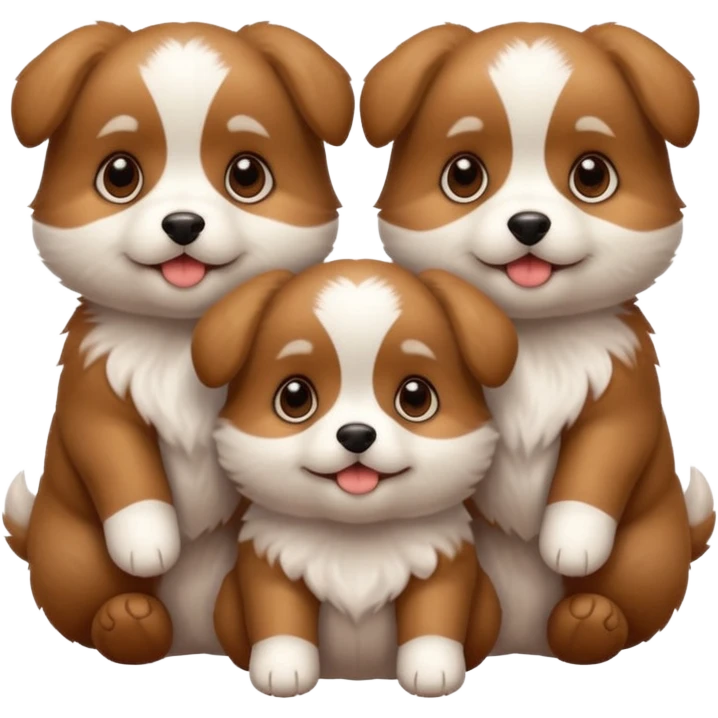 3 puppes emoji