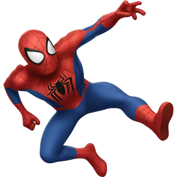 Spiderman flies  emoji
