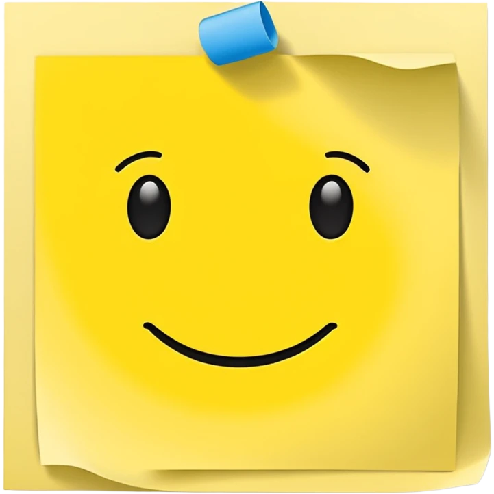 sticky note emoji