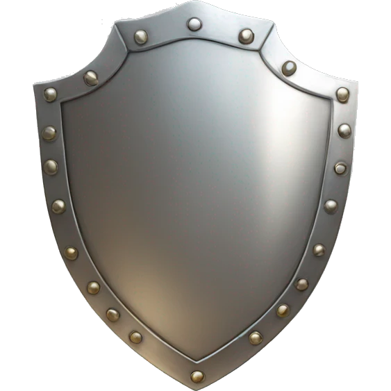 gladiator circular silver shield emoji