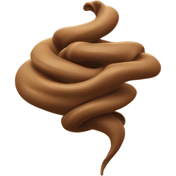 Poop tornado emoji