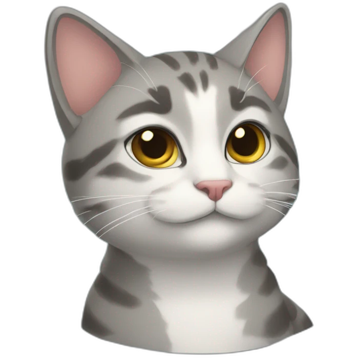 driebeenige kat emoji