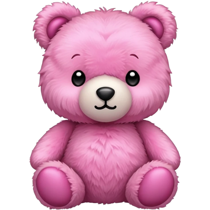 pink teddy bear emoji