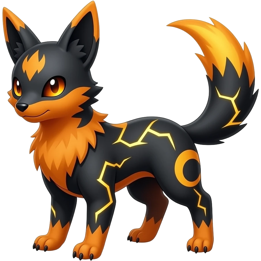 Absol-Litten-Luxray-Umbreon-Quilava-Fakemon-Pokemon-hybrid emoji
