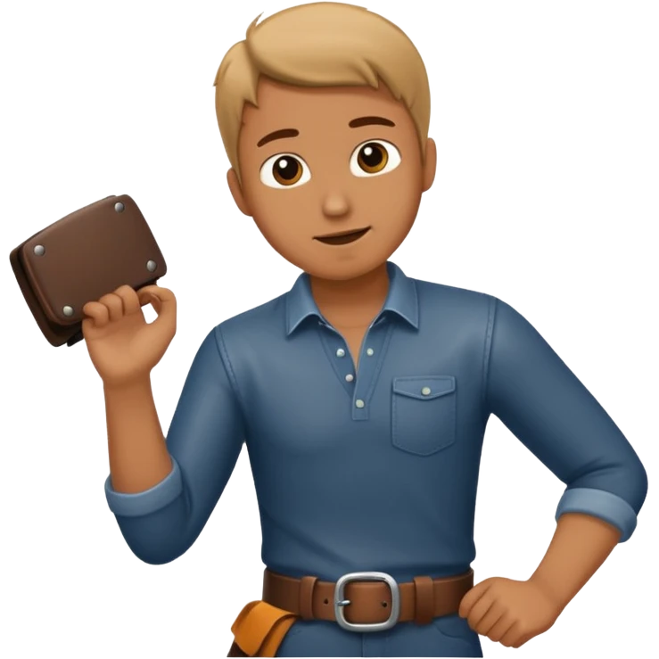 A man  throwing a belt to someone’s ass emoji