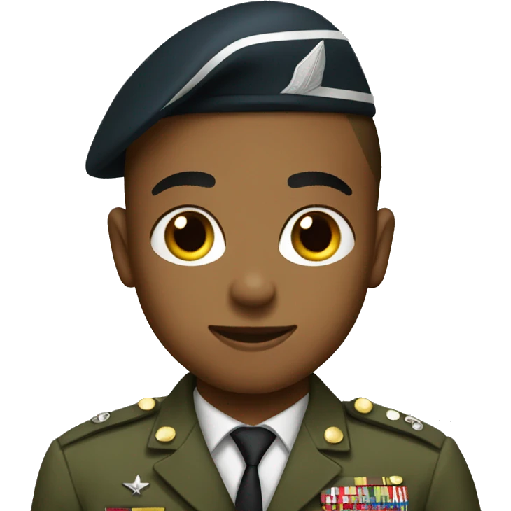 military boy in uniform emoji
