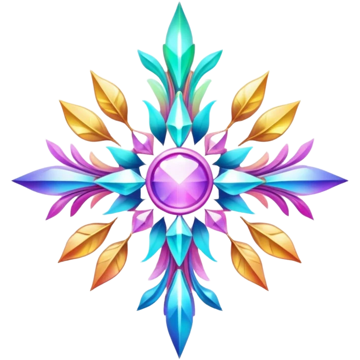 Epic divine legendary complex detailed iridescent gradients aesthetic-scenery-Decorations emoji