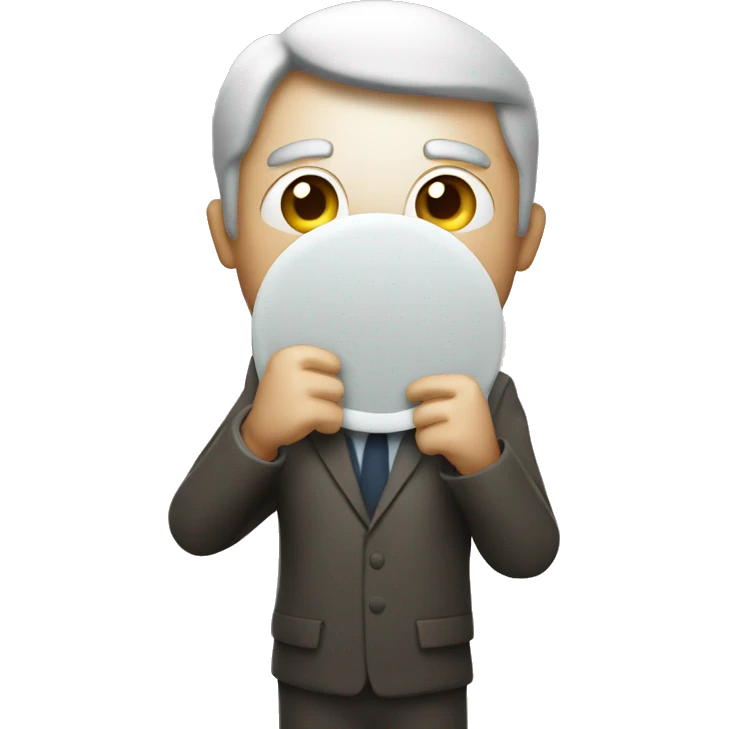 agitator holding tablet emoji