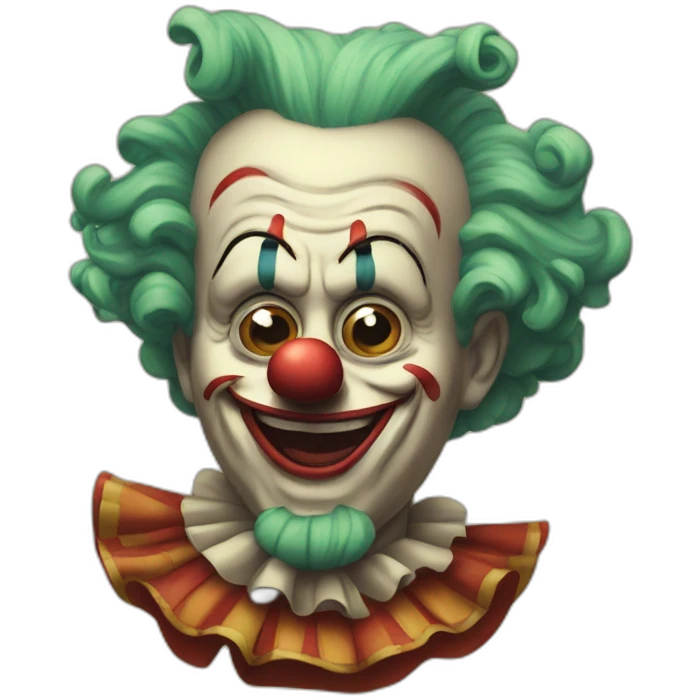 Méchant clown emoji