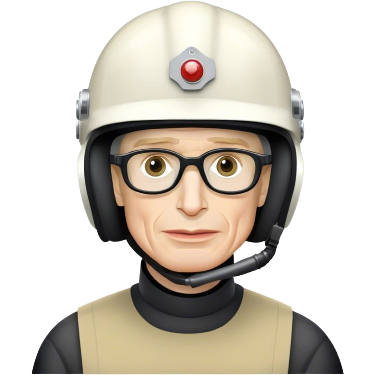 Steven Hawking with petr cech helmet  emoji