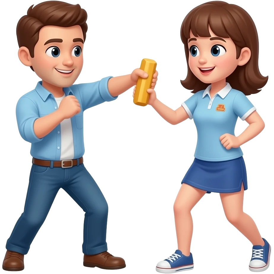 man hitting a femsale emoji