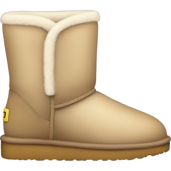 cute light beigh tazz uggs emoji