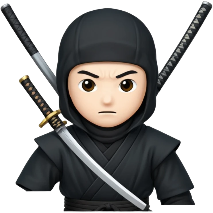 Ninja branco emoji