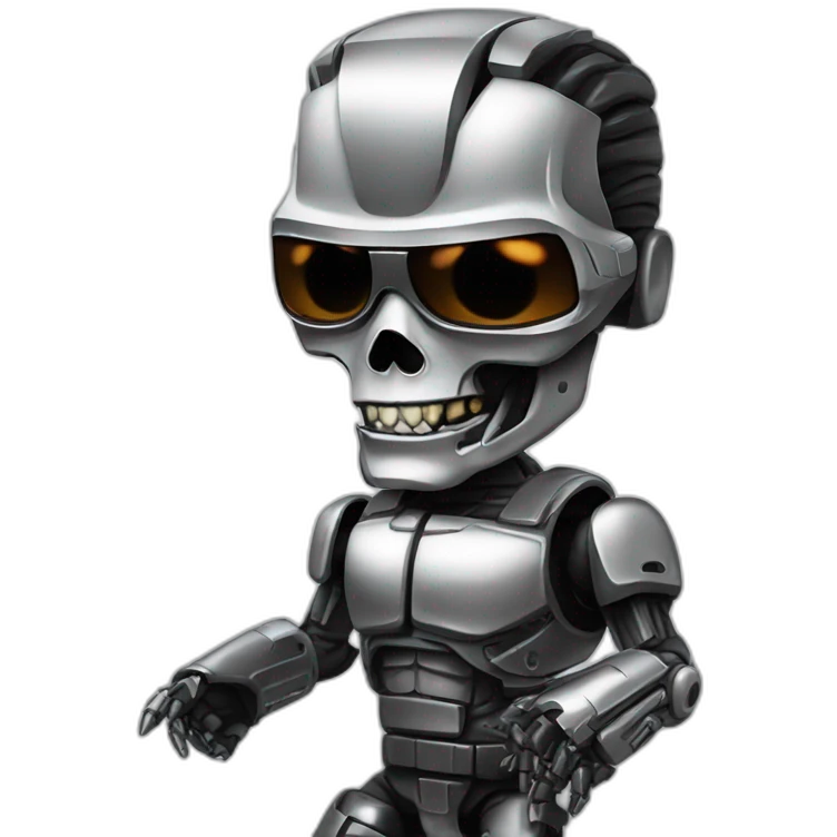 A Terminator21 Mascot it Must Look a Demon emoji