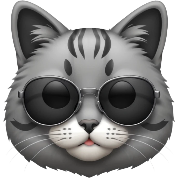 Cat wearing sunglasses emoji
