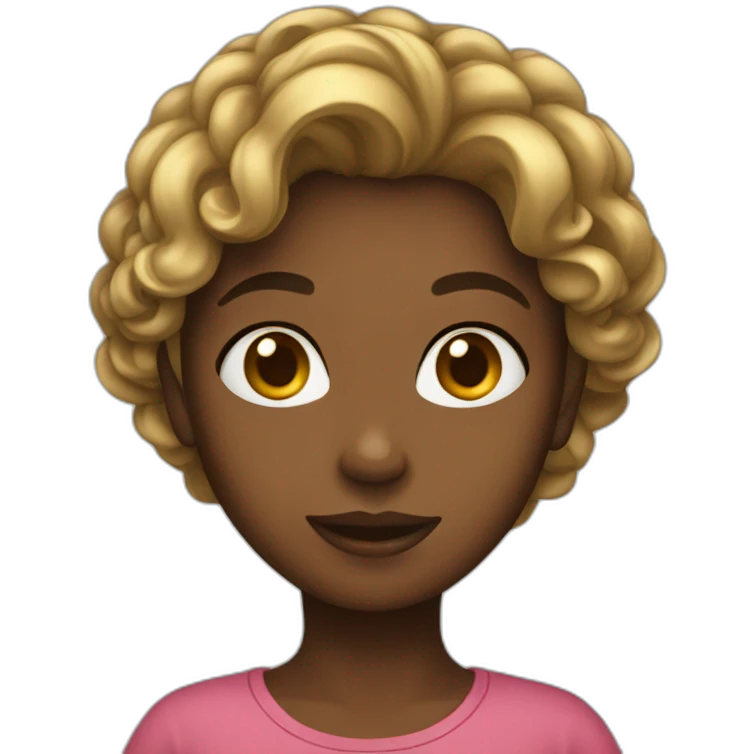 Fille choquée emoji