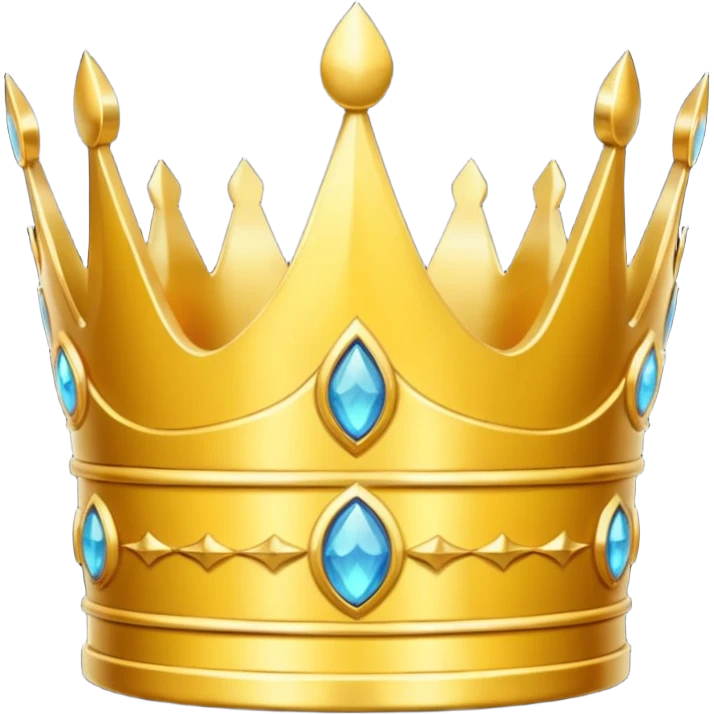 golden crown emoji