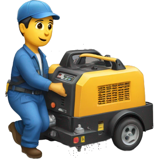 Italian towing a generator emoji