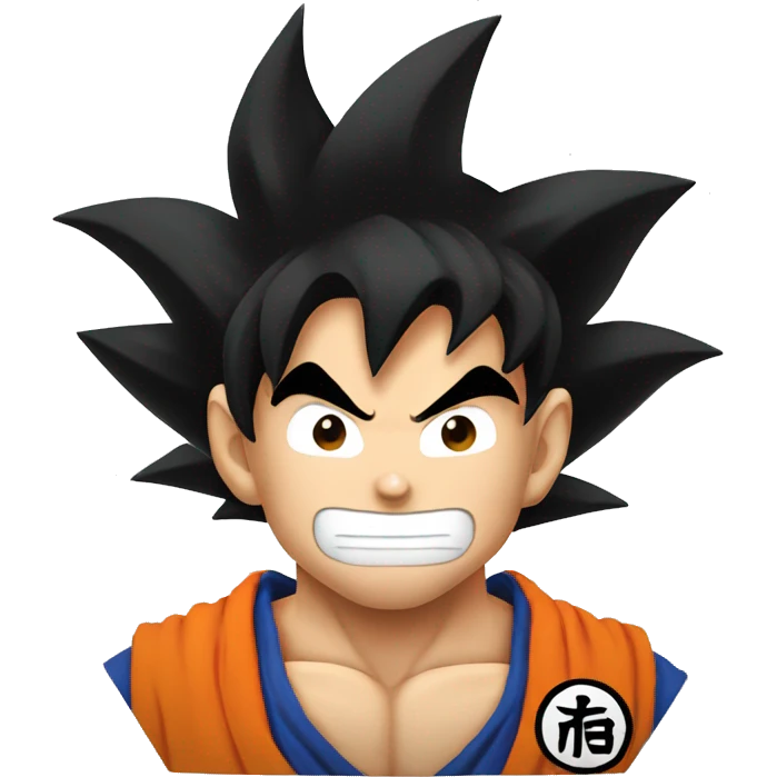 Goku from dragon ball z emoji