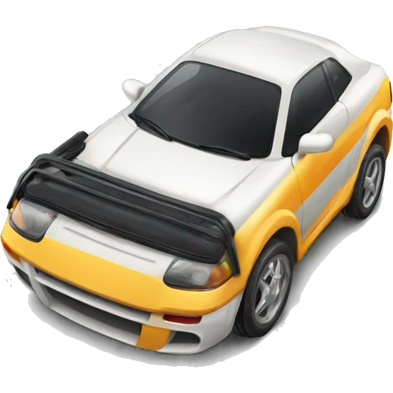 Voiture de sport roulant vite emoji