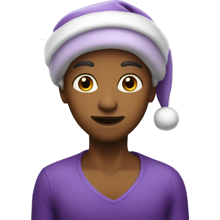 Purple Christmas  emoji