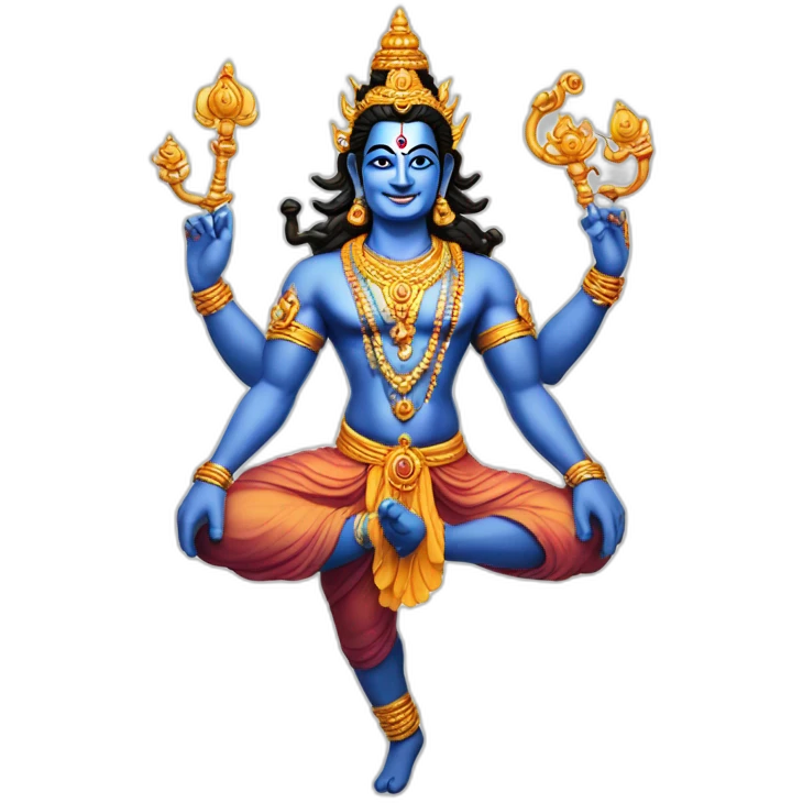Shiva god in natraj emoji