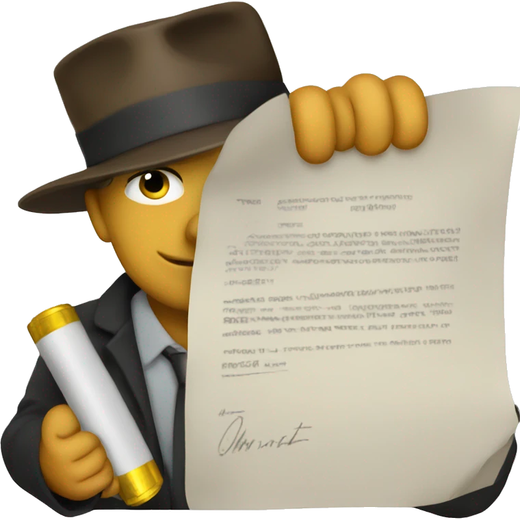 Contract crypto emoji