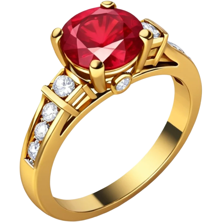 glitter rubi diamond married ring emoji