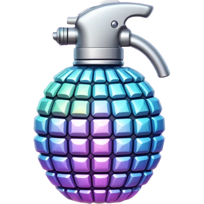 glitter grenade emoji