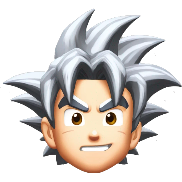 Goku de dragon ball z rouge  emoji