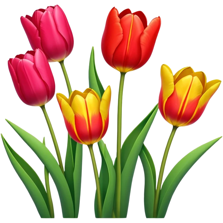 Tulips  emoji