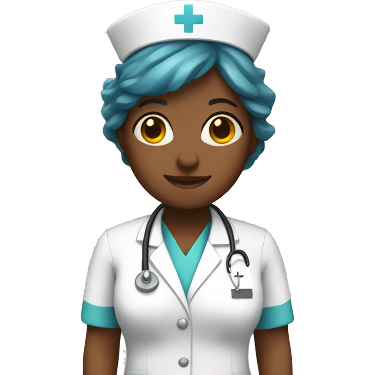 Nurse standing  emoji