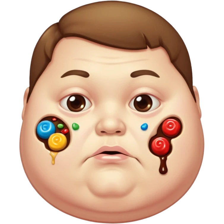 Fat slob dying from Diabetes. Candy swelling from every orifice. emoji
