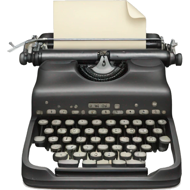 Type writer  emoji