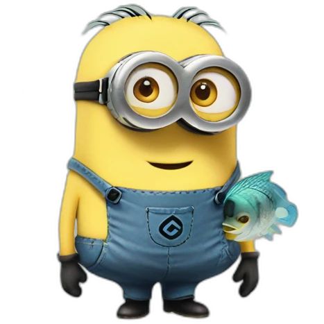 minions with fishtail emoji