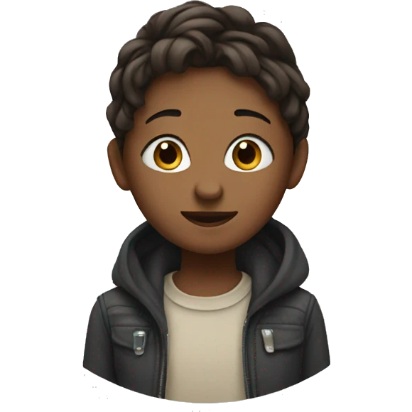 Olivia with a boy emoji