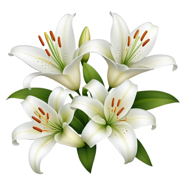 Lilies  emoji