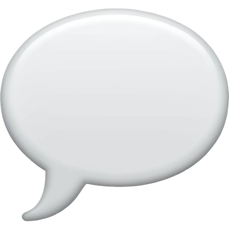speech bubble emoji
