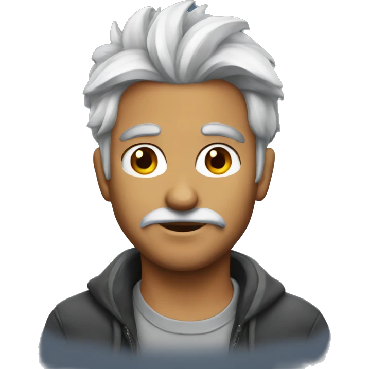 Silver fox  emoji