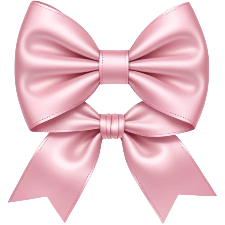 Light pink bows emoji