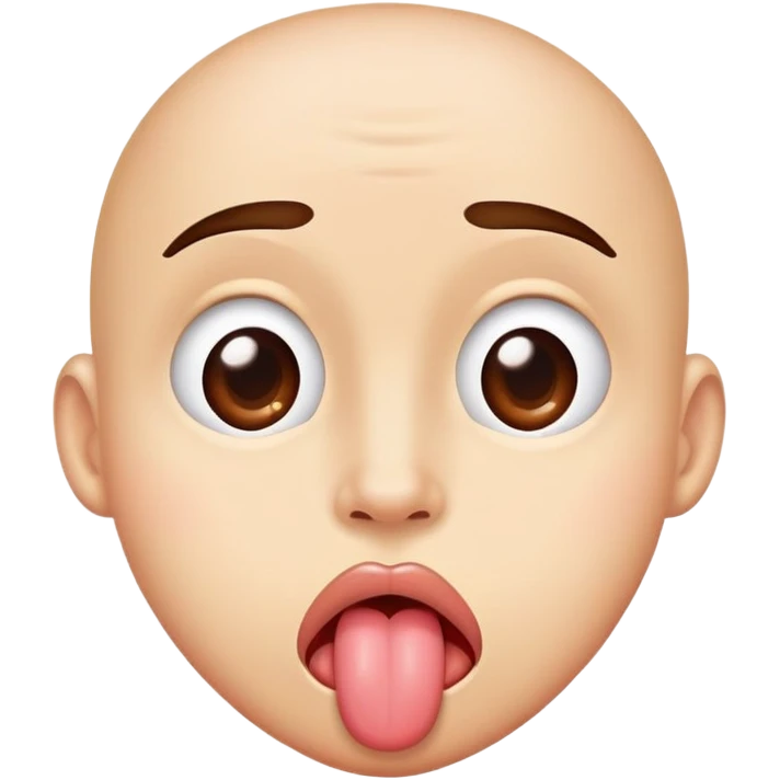 side eye with tongue out emoji