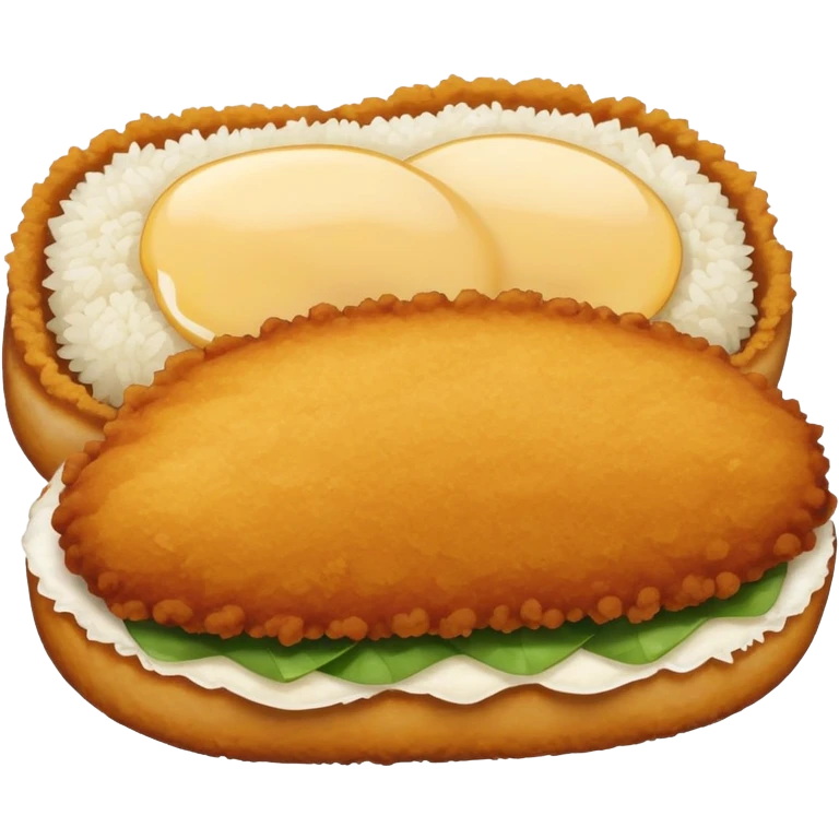 Chicken katsu emoji