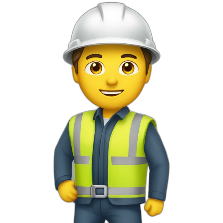 Trabajador petrolero safety emoji