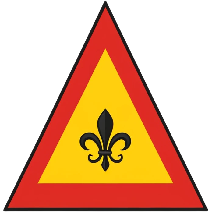 Emoji de la sicile drapeau avec les 3 jambes emoji