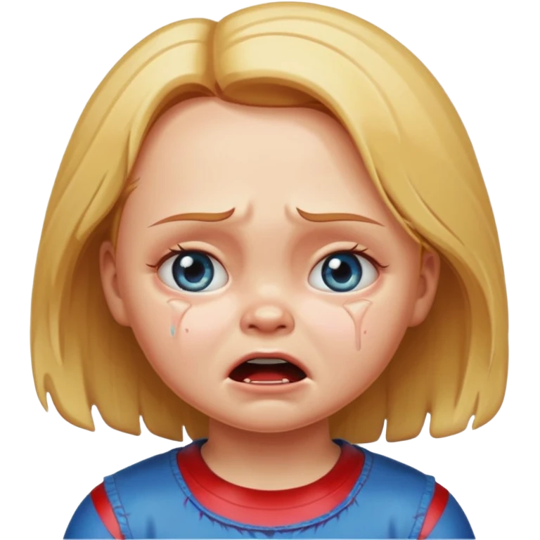 Girl name chucky crying and flooding the place emoji