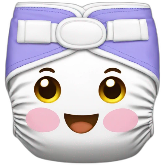 cute diaper emoji