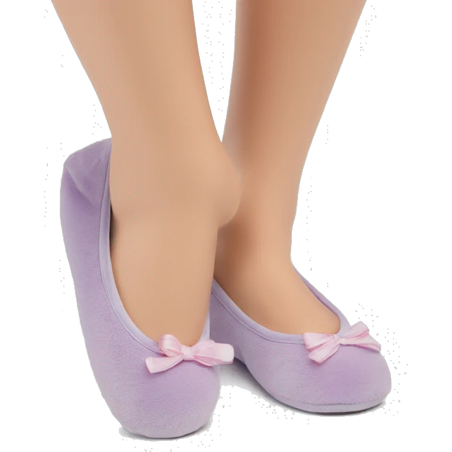 Chaussons ballerines isotoner  emoji